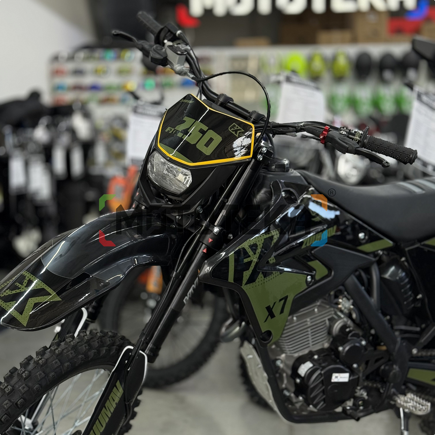 Техника в наличии! Мотоцикл кроссовый / эндуро Zuumav (Зуумав) FX X7 FXR хаки