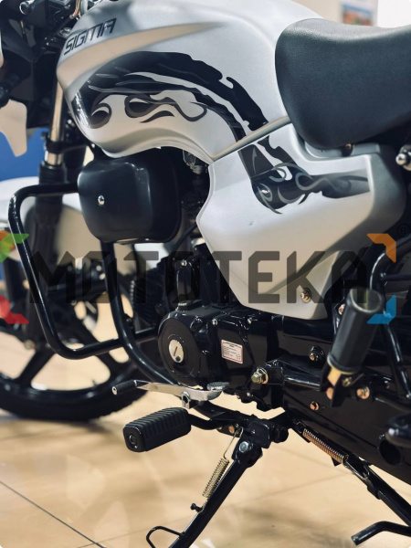 Мопед Мотомир SIGMA SPORT серебристый | Мототека