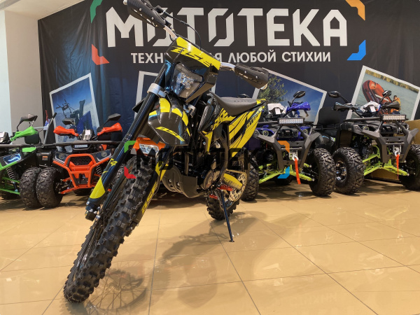 Мотоцикл кроссовый / эндуро BSE (БСЕ) T4 Yellow (ZS172FMM-5) | Мототека Мотоцикл кроссовый / эндуро BSE (БСЕ) T4 Yellow (ZS172FMM-5) | Мототека